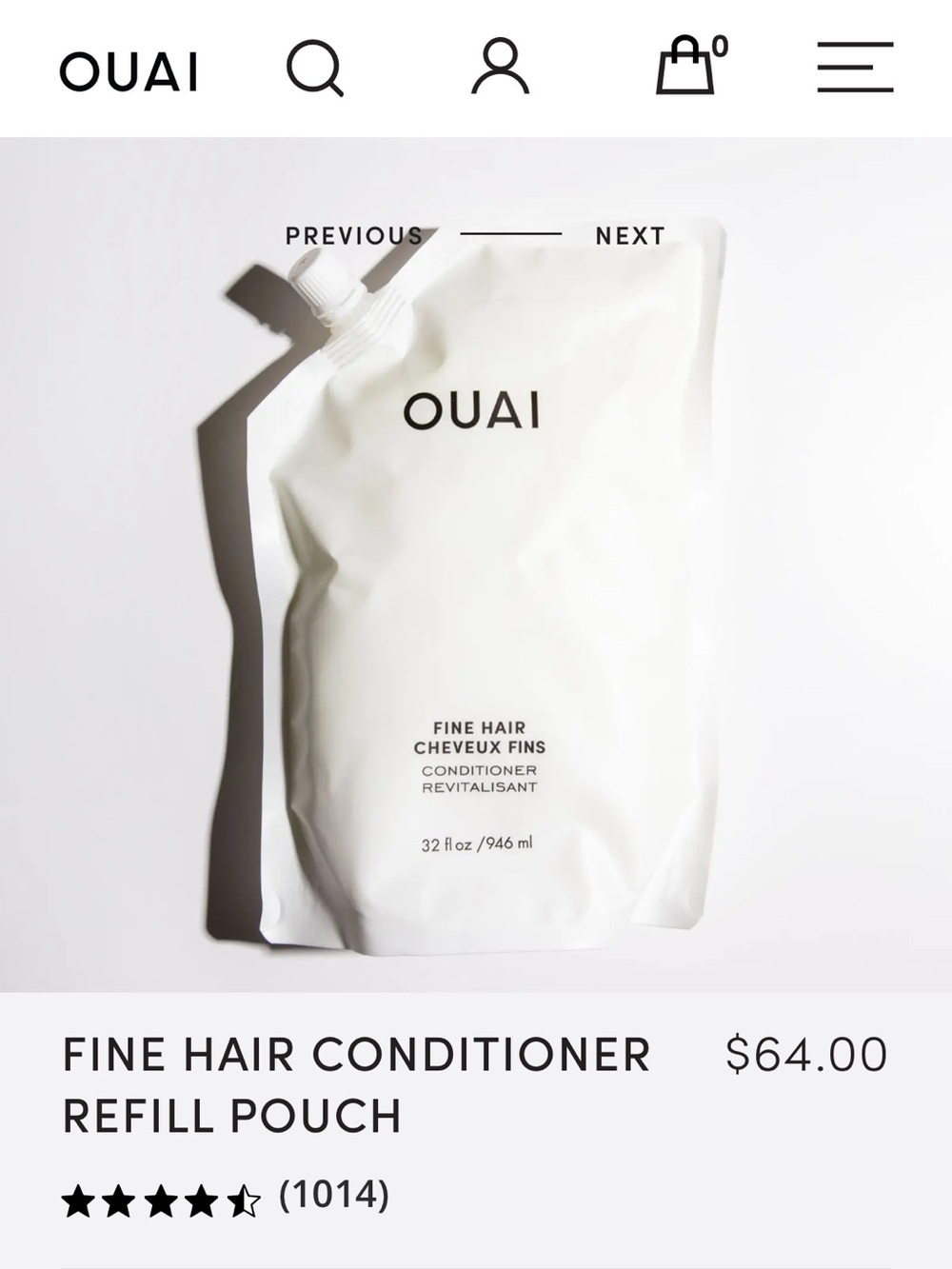Ouai Fine Hair Conditioner